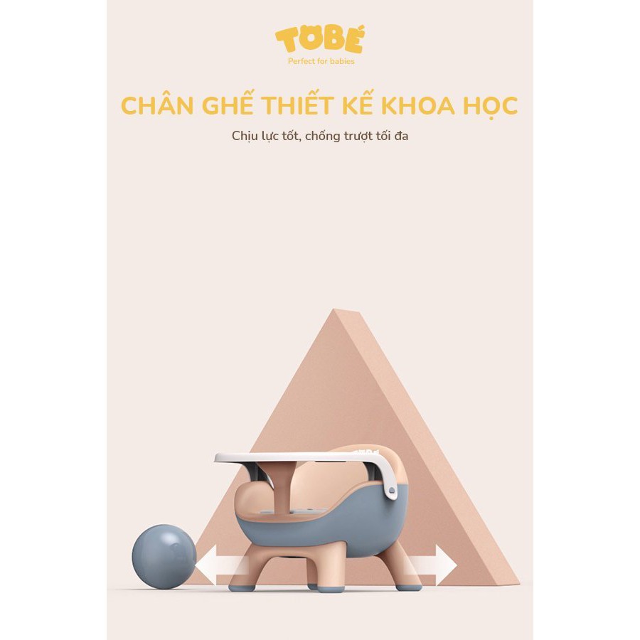 Ghế ăn dặm EGGIES siêu an toàn cho bé chính hãng TOBÉ