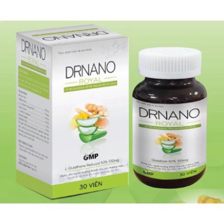 Viên uống sáng da DrNANO ROYAL MINH LADY BEAUTY