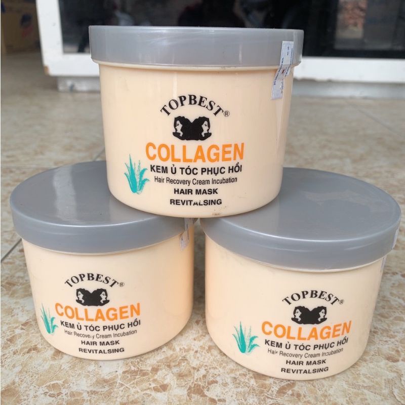 Hấp Topbest Collagen Kem ủ tóc phục hồi
