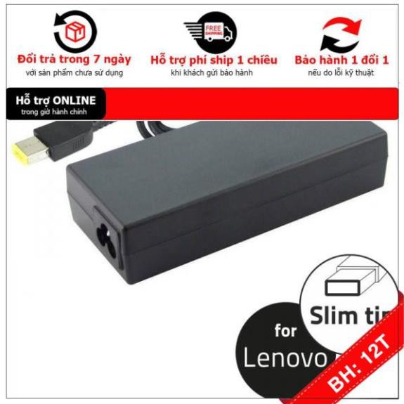 [BH12TH] [- Sạc cho Laptop Lenovo ThinkPad S431 S440 S531 S540 3.25A 65W chân chữ nhật dạng USB