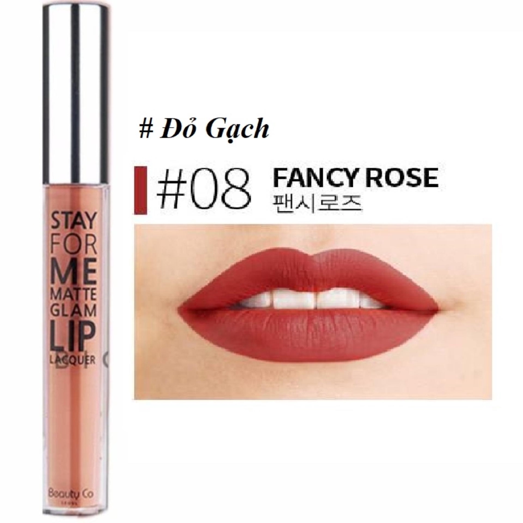 Son Kem Lì Beauty Co Seoul Stay For Me Matte Glam Lip Lacquer