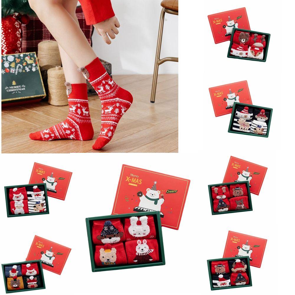 PATH Vớ Cotton Unisex Trang Trí Giáng Sinh Năm Mới