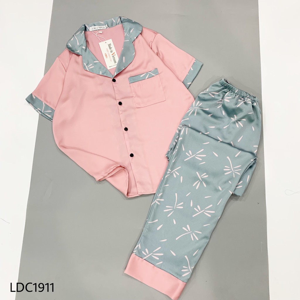 ĐỒ BỘ PIJAMA LỤA SATIN CAO CẤP NỮ | BigBuy360 - bigbuy360.vn