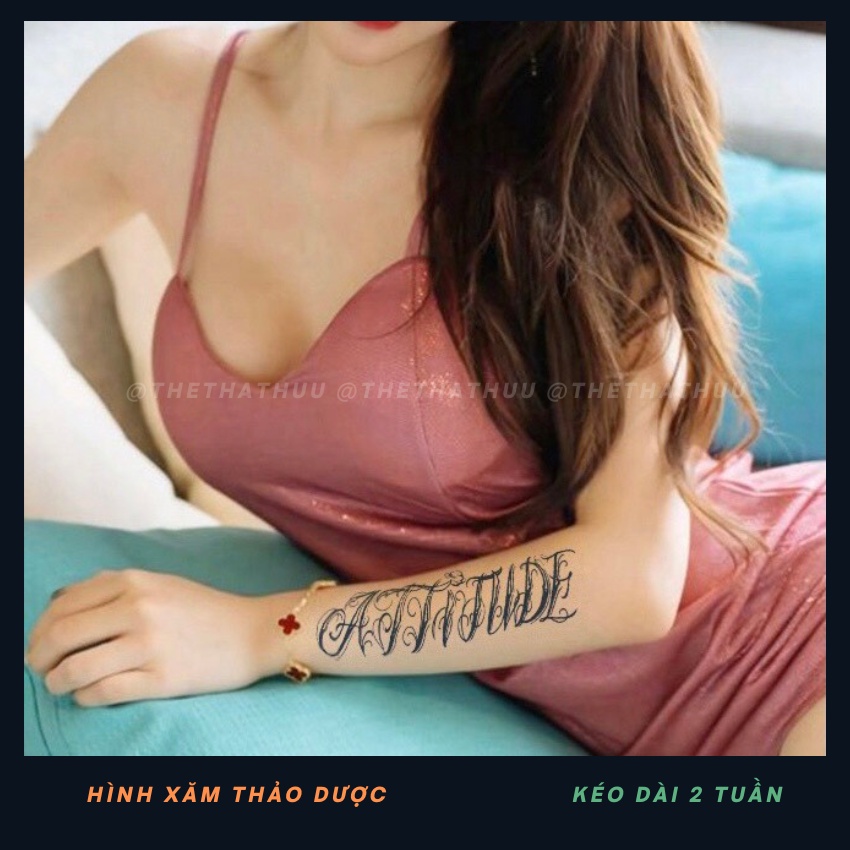 Hình Xăm Tạm Thời Thảo Dược 15 Ngày Không Thấm Nước Mồ Hôi Thethathuu GZ002