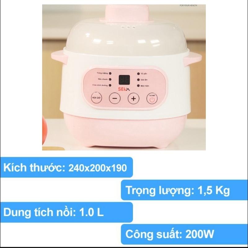 Nồi Hầm Cháo, Kho Cá Chậm, Hầm Cách Thủy, Ninh Cháo Cho Bé 4In 1 Tiện Dụng Cho Gia Đình Bạn