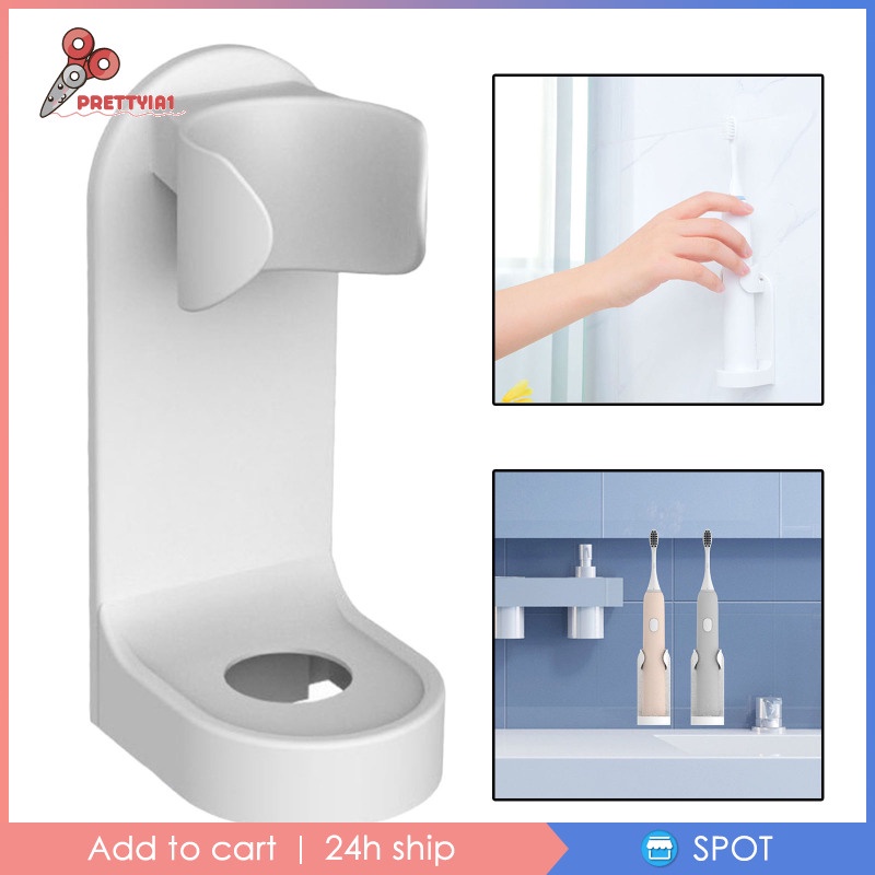 Giá Đỡ Bàn Chải Đánh Răng Điện Gắn Tường Prettyia1 Tiện Dụng