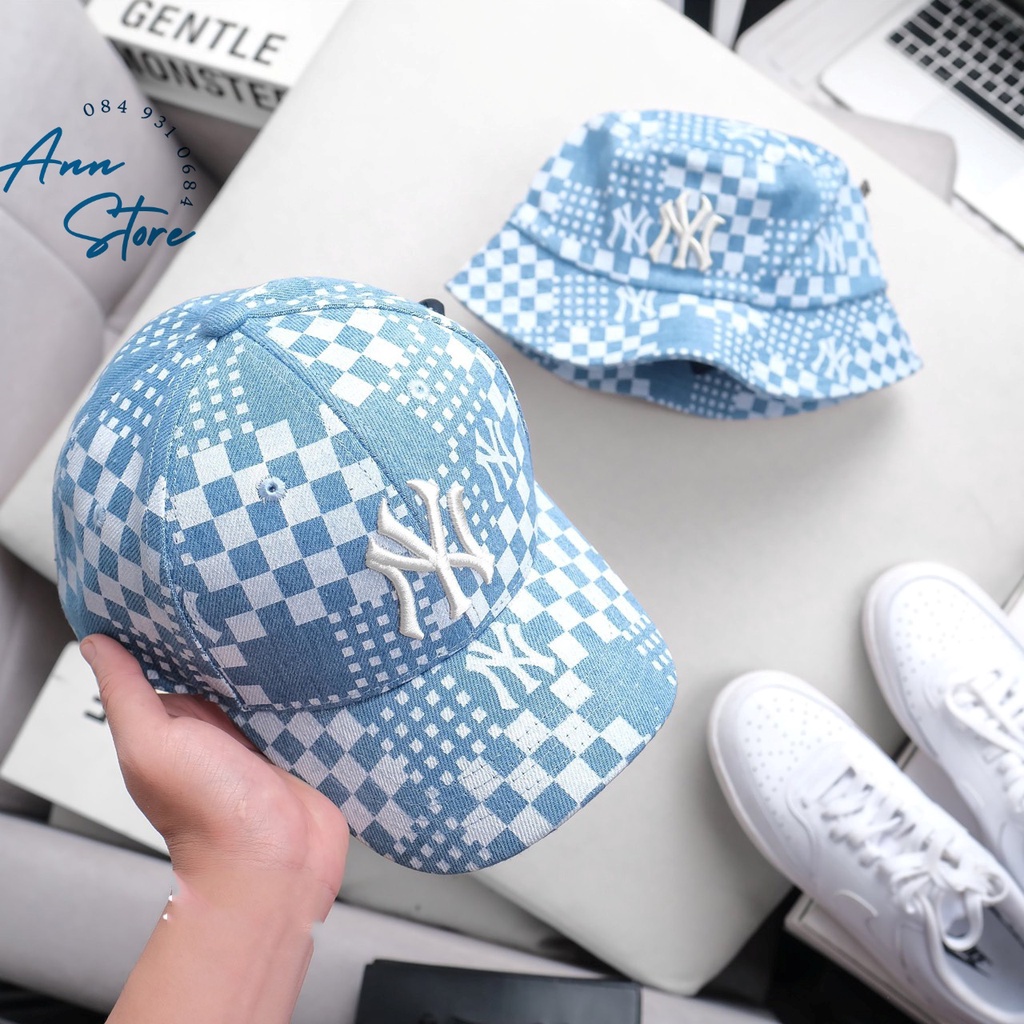 Set mũ NY siêu hot, logo thêu nổi thời trang, phom mũ chuẩn đẹp, hàng loại 1 full tag chuẩn store, mẫu mới nhất 2022
