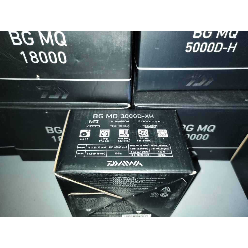 MÁY CÂU DAIWA BG MQ CÁC SIZE