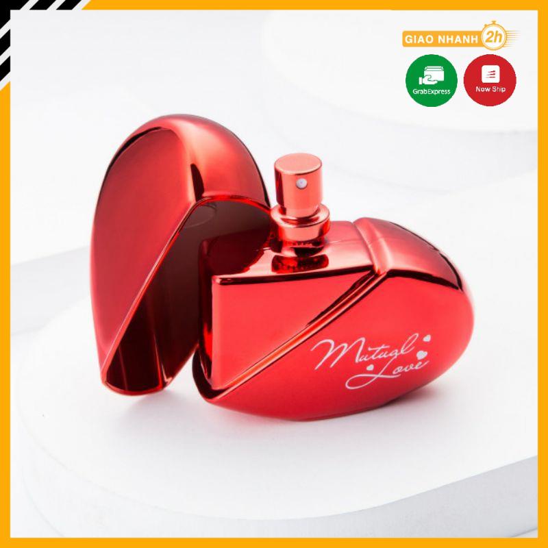 Nước hoa nữ thơm lâu, Nước hoa nữ Trái Tim My Love 50ml - Hương quyến rũ, thơm lâu, dùng là mê