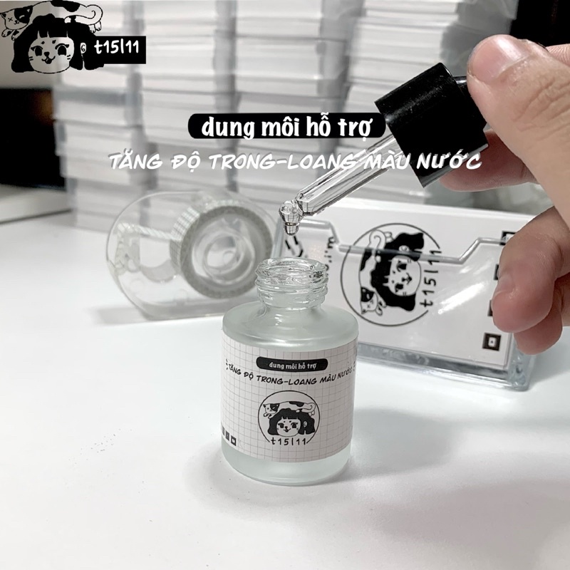 [t15l11] Dung môi hỗ trợ Loang màu nước 20ml