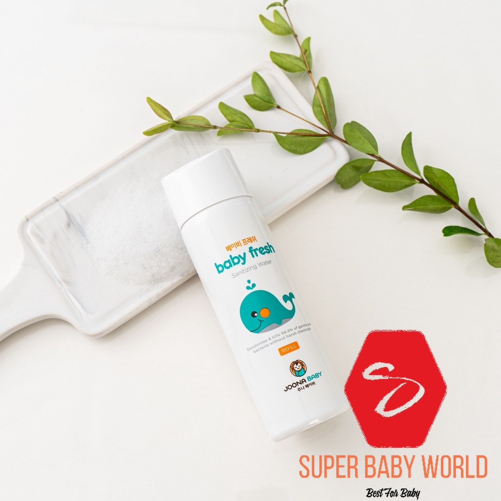 Lõi thay thế cho xịt diệt khuẩn, khử mùi đồ chơi, bình sữa Baby Fresh 300ml - JOONA BABY