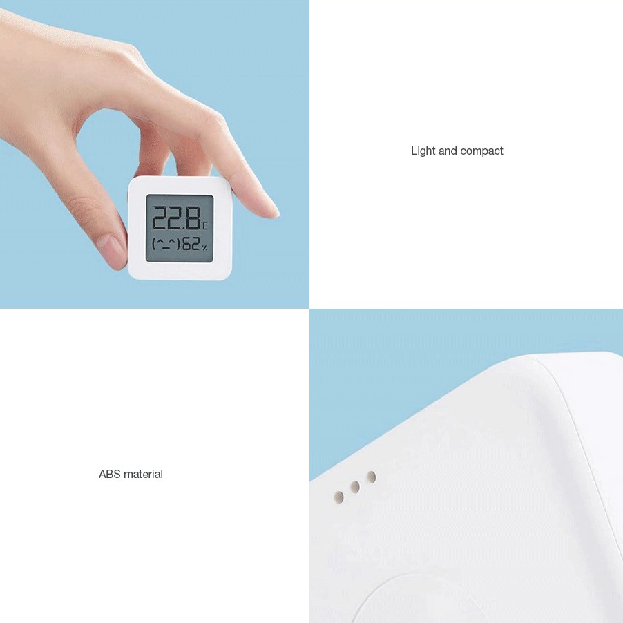 Xiaomi Youpin Nhiệt Ẩm Kế Bluetooth Thông Minh Kỹ Thuật Số   2 Không Dây Hoạt Động Với Ứng Dụng