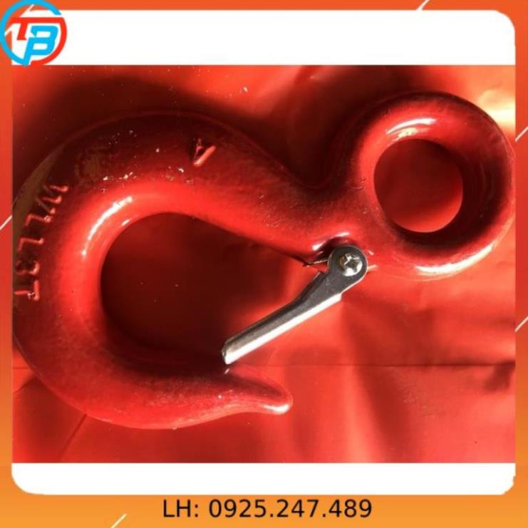 Móc cẩu đỏ 1 tấn (chốt lưỡi gà )