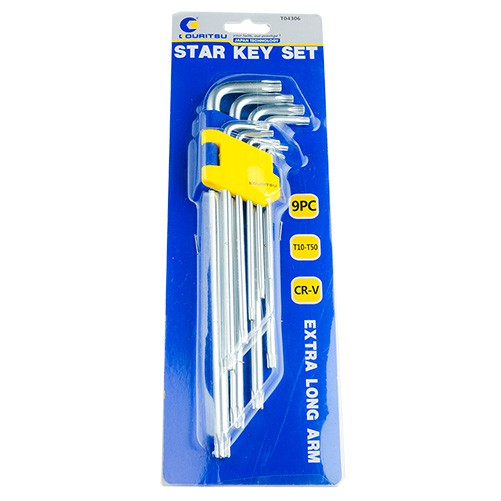 Bộ Lục Giác Dài Đầu Bi 9 Chi Tiết Nhật Bản Kouritsu