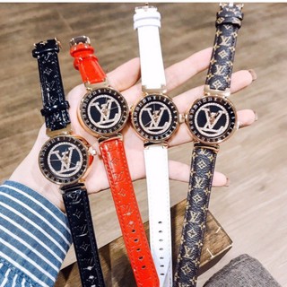 Đồng hồ Nữ LV louis vuitton dây da siêu sang chảnh