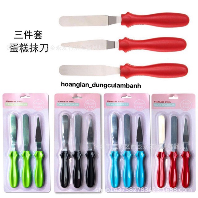 Bộ 3 dao chà láng mini