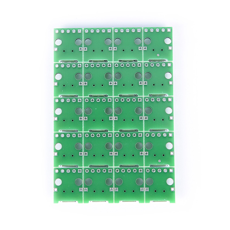 Breezegently 20pcs micro usb to DIP 2.54mm adapter connector module board panel female  NOVEL