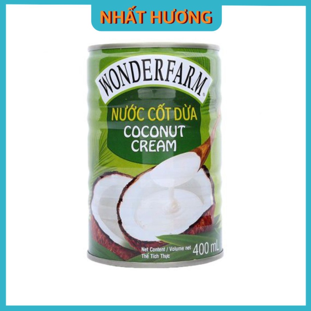 Nước Cốt Dừa Wonderfarm 400ml
