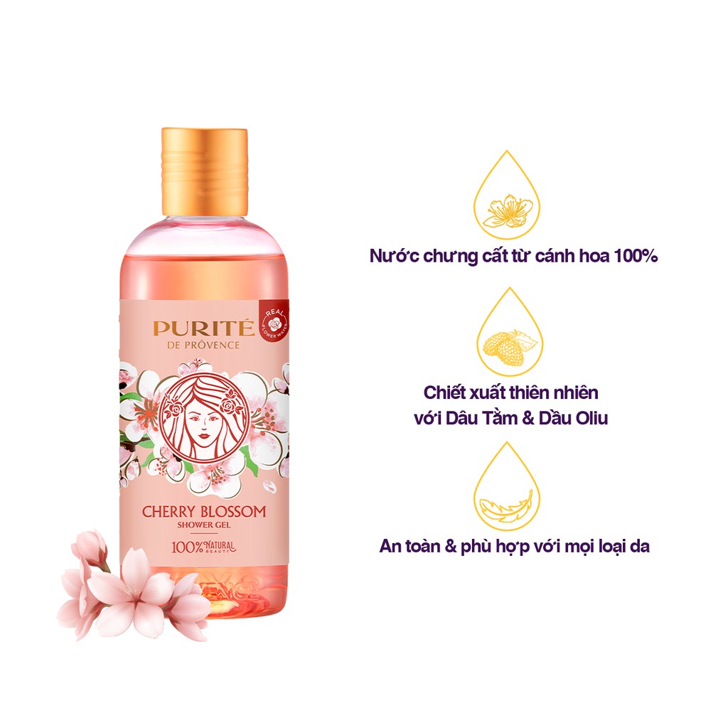 Sữa Tắm Purité Hoa Anh Đào 250ml - V20_HT | BigBuy360 - bigbuy360.vn