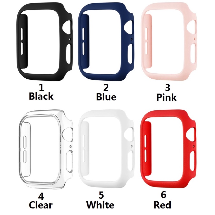 Ốp Bảo Vệ Máy Tính Bảng Bằng PC Cứng Siêu Nhẹ 45mm 41mm 44mm 40mm 42mm 38mm Cho Apple Watch Series 8 / 7 / SE / 6 / 5 / 4 / 3 / 2 / 1