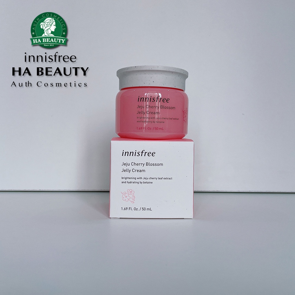 Kem dưỡng ẩm sáng căng mọng da hoa anh đào dạng gel innisfree Jeju Cherry Blossom Jelly Cream 50ml