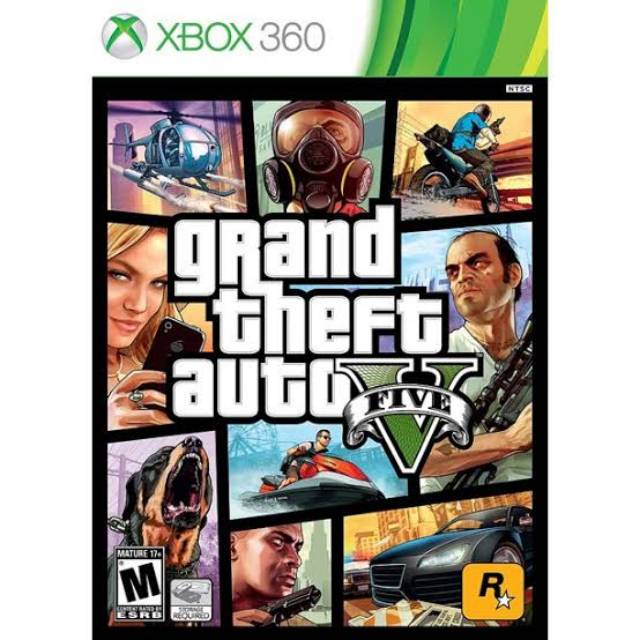 Hầu hết! Băng Cát Sét 2 Đĩa Chơi game Xbox 360 GTA 5