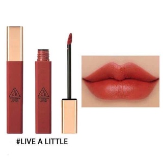 Son kem lì 3CE Live A Little - Cam Đỏ Đất
