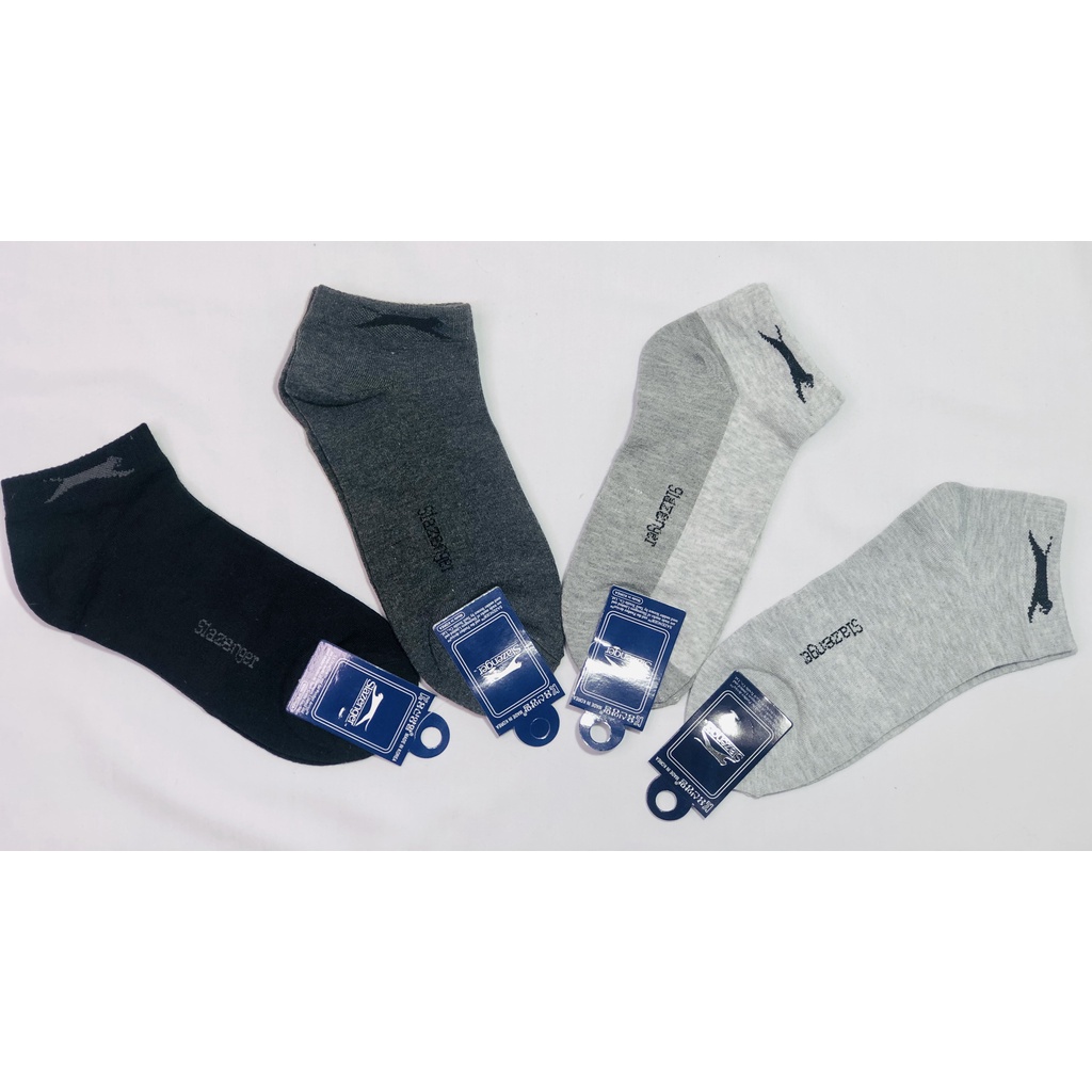 Tất cổ ngắn Nam combo 10 đôi slazenger 4 màu chống hôi chân cực tốt
