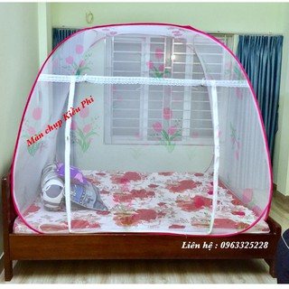 Màn Tự Bung Đỉnh Rộng Gấp Gọn - KIỀU PHI - Mùng Chụp Người Lớn Thông Minh