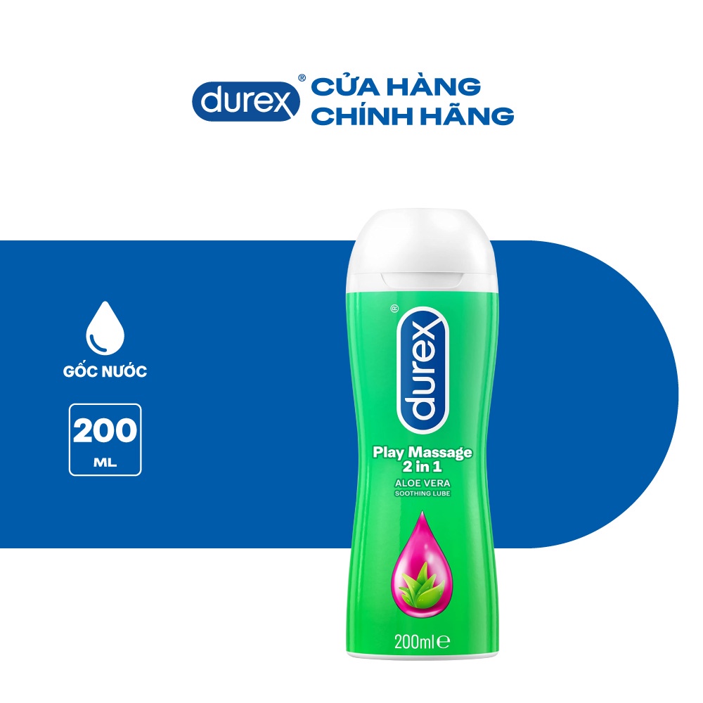 Gel bôi trơn Durex Play Massage gốc nước 200ml/chai