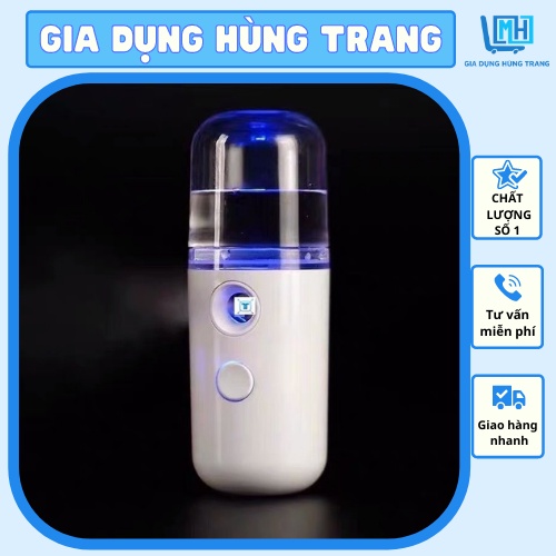 Máy Phun Sương Cầm Tay Tạo Ẩm Nano , Máy Xông Mặt Mini Spa Giá Rẻ, Xông Tinh Dầu Xịt Khoáng Cấp Ẩm Chăm Sóc Da