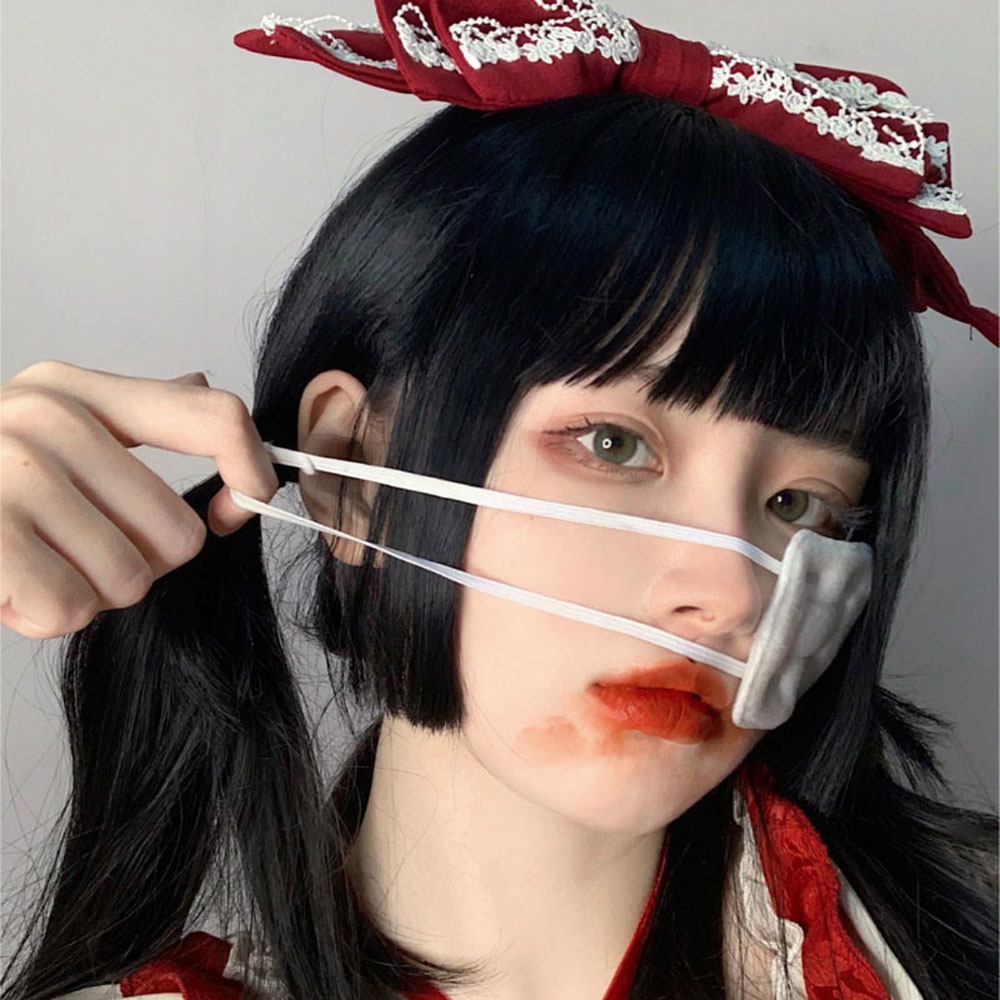 Tóc Mái Giả Chịu Được Nhiệt Độ Cao 3d Xinh Xắn Cho Phụ Nữ