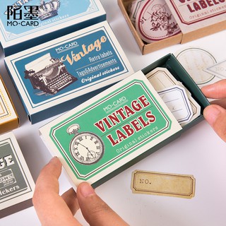 Sticker Box MO.CARD Retro Vintage 60m/set