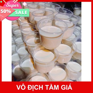 Combo 50 cốc nhựa U360 chưa nắp - ly nhựa dùng để đựng tàu hũ