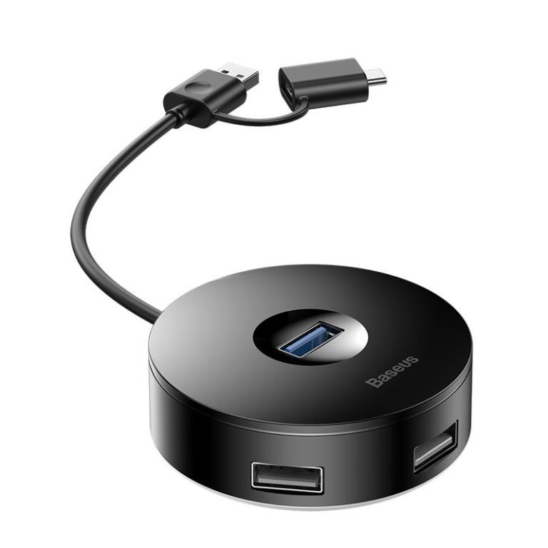 Hub chuyển đa năng Usb A/C Baseus Round Box HUB LV687