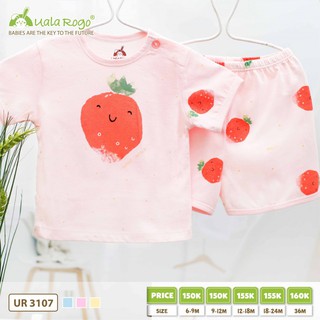 Bộ cộc tay hoa quả Uala Rogo 3107