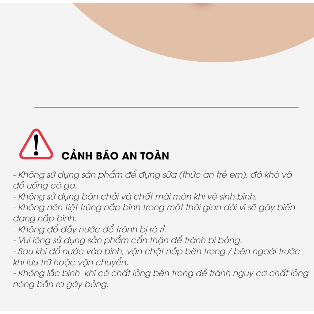 Bình giữ nhiệt Lock&Lock Heartwarming Vacuum Botte 500ml LHC1473 (3 màu) | BigBuy360 - bigbuy360.vn