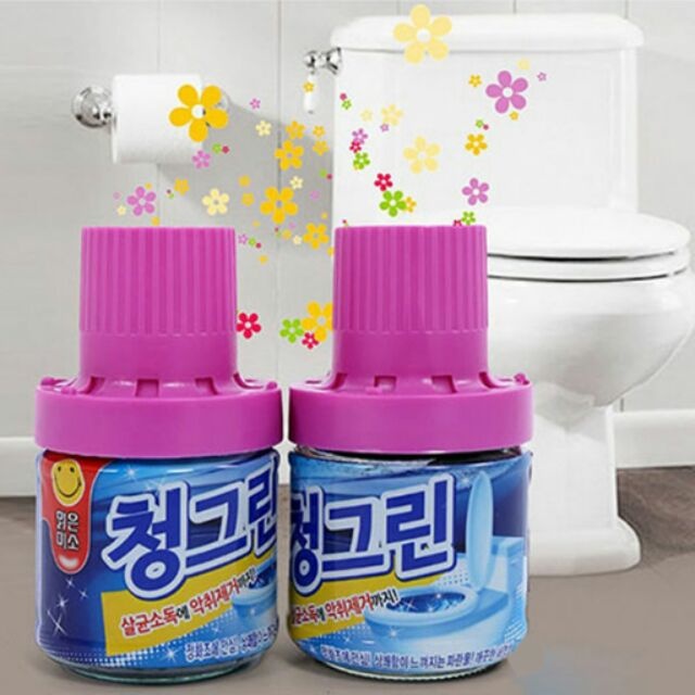 Lọ Thả Bồn Cầu Hàn Quốc - Cốc Thả Bồn Cầu - Tẩy Toilet - Khử Mùi Toilet - Diệt Khuẩn, Sạch Bệ Xí, Thơm - MILOZA