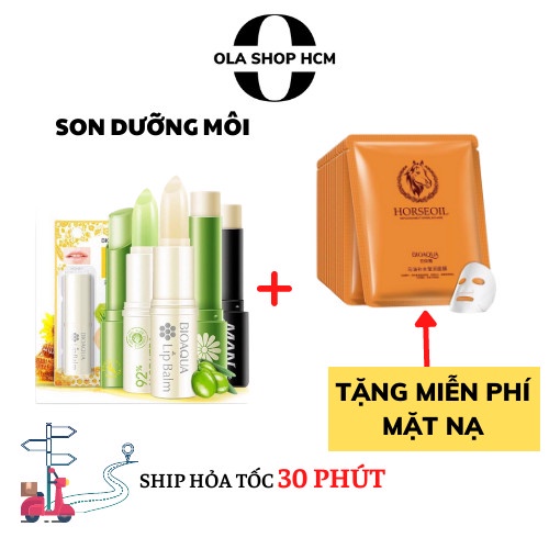 Son dưỡng môi BIOAQUA dưỡng ẩm chăm sóc và phục hồi đôi môi đủ loại