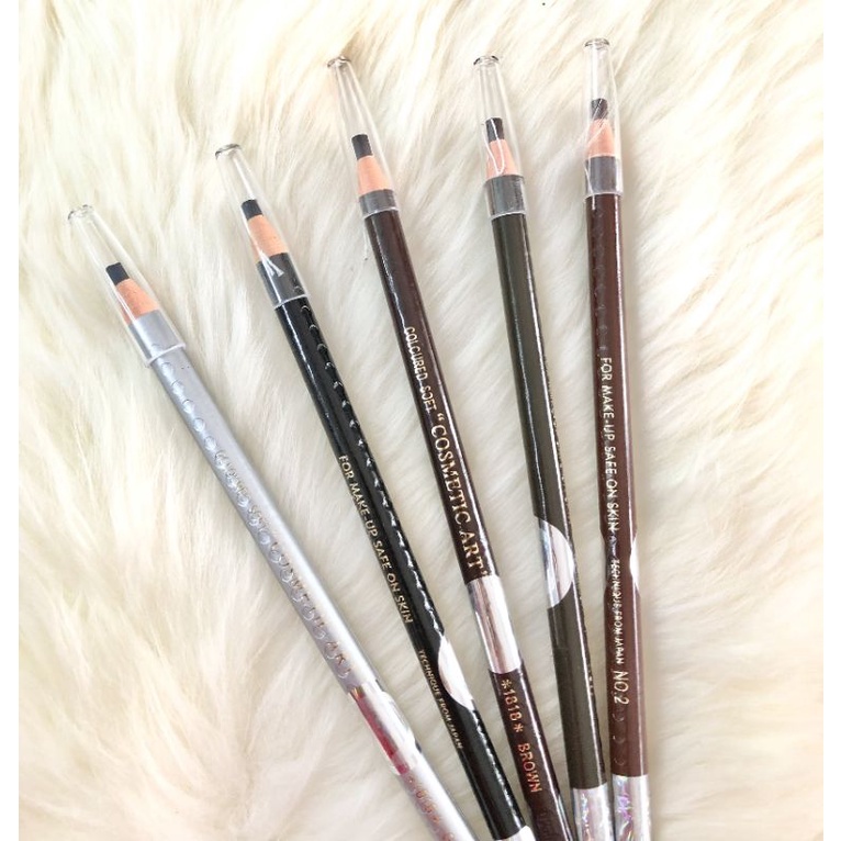 Chì xé phẩy sợi chân mày Cosmetic Art Eyebrow Pencil 2 Tem