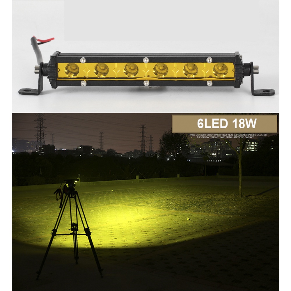 Thanh đèn LED chiếu sáng màu vàng dành cho Niva Off Road SUV ATV