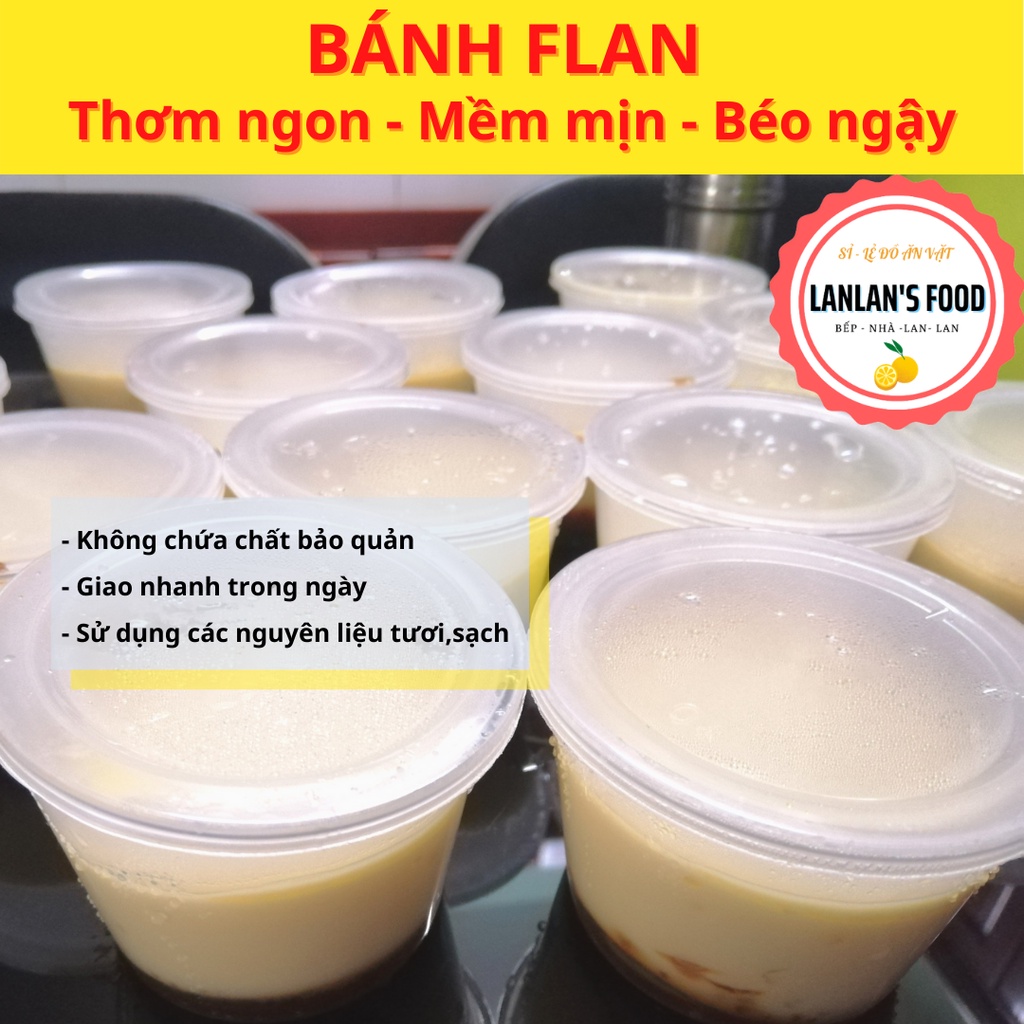 (CHỈ GIAO TPHCM) 10 HỦ BÁNH FLAN NHÀ LÀM NHƯ HÌNH