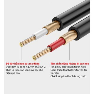 DÂY CÁP LOA 4 ĐẦU BÔNG SEN RCA JSJ 4422