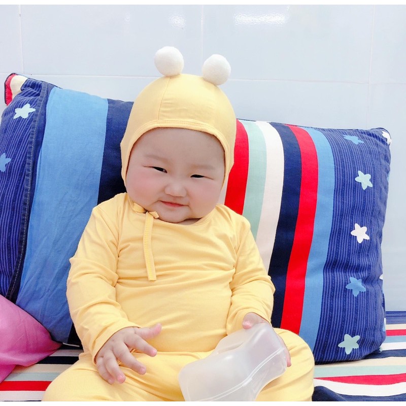 Bộ Minky Mom Cho Bé 💖 Bộ Mũ Tai Thỏ Minky Mom Cho BéTrai Bé Gái - Chất Thun Lạnh Cao Cấp Siêu Mềm Mịn Mát