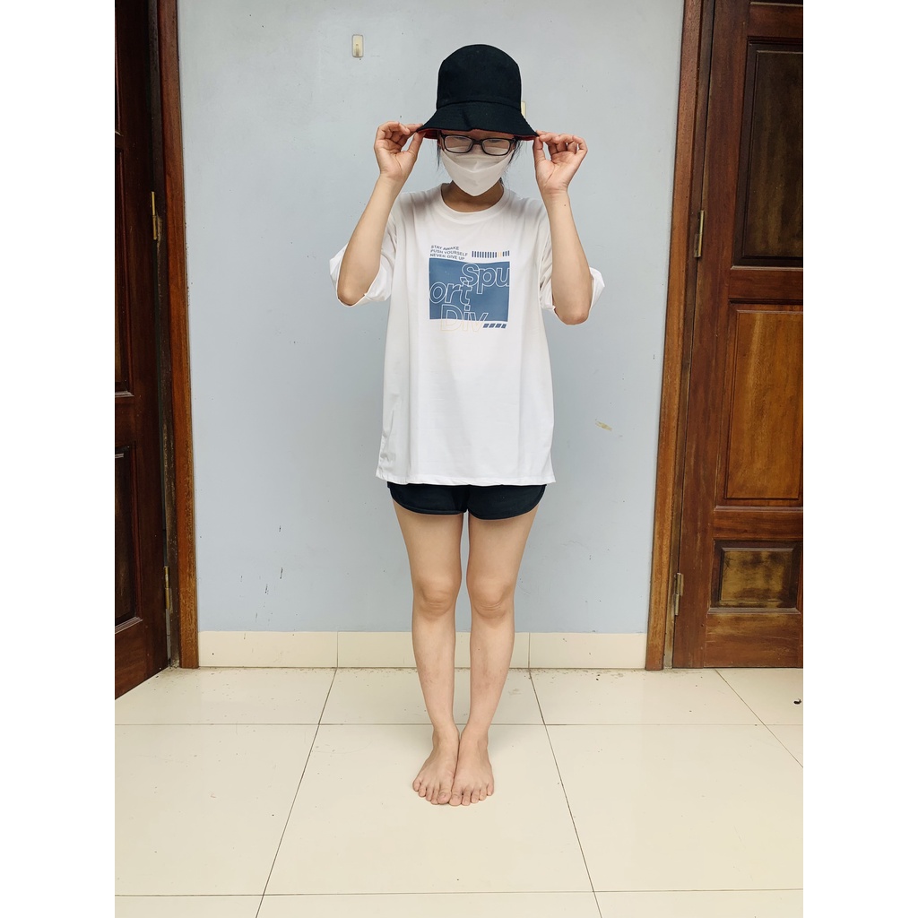 Áo thun phông nam nữ tay lỡ unisex form rộng ATL 212