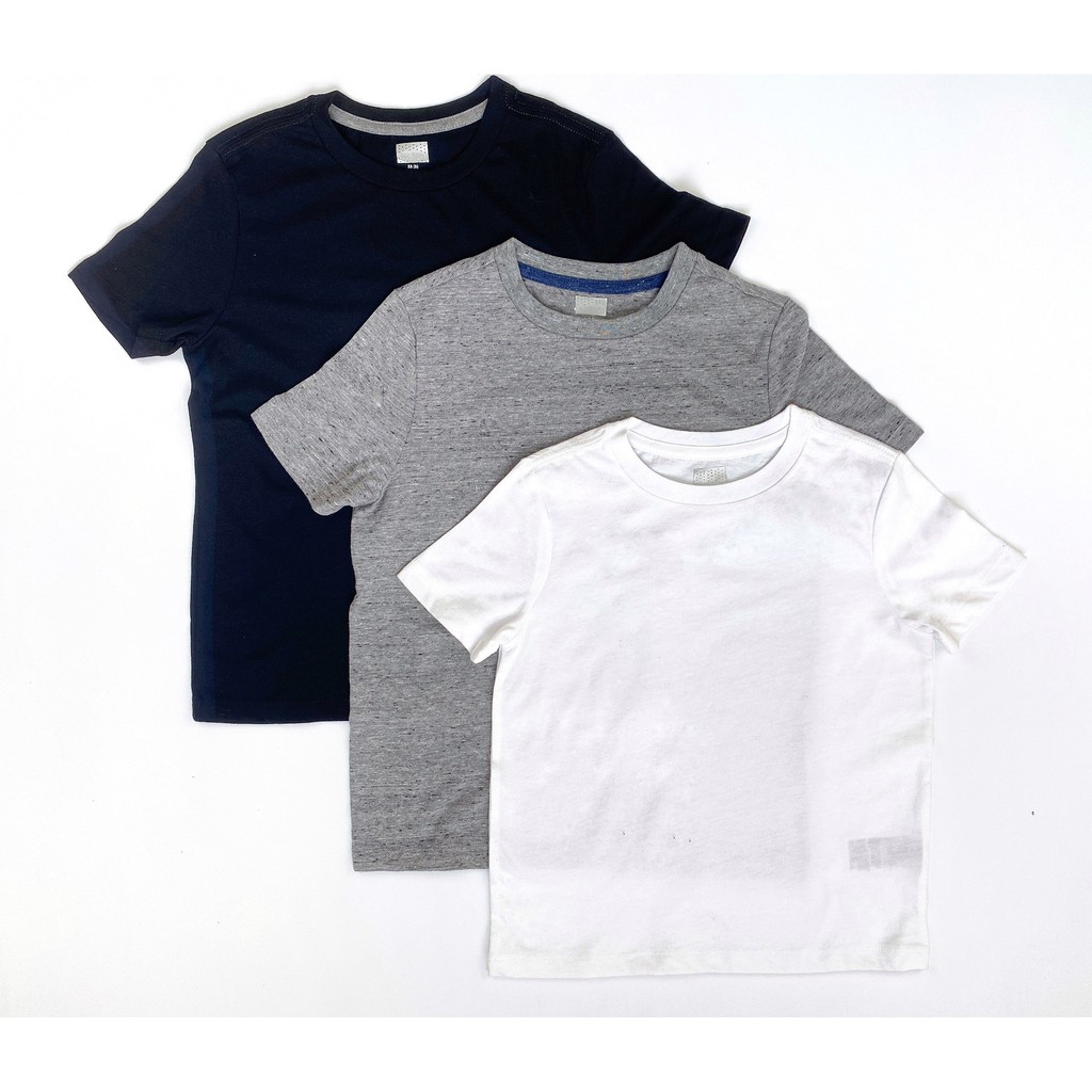 Combo 3 áo phông Oldnavy nhiều màu chất cotton xuất dư cho cả gia đình size 5-20 tuổi