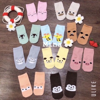 Set 2 đôi tất cổ cao Pony kid dày ấm giữ ấm cho bé