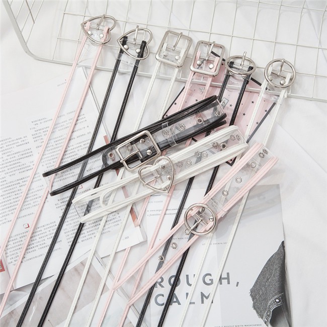 [Spot]Thắt Lưng Trong Suốt Thiết Kế Đơn Giản Dễ Phối Đồ Phong Cách Hàn Quốc