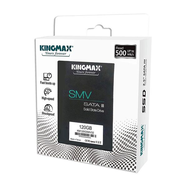 Ổ cứng SSD Kingmax SMV32 120GB 2.5″ SATA 3 - Hàng Chính Hãng