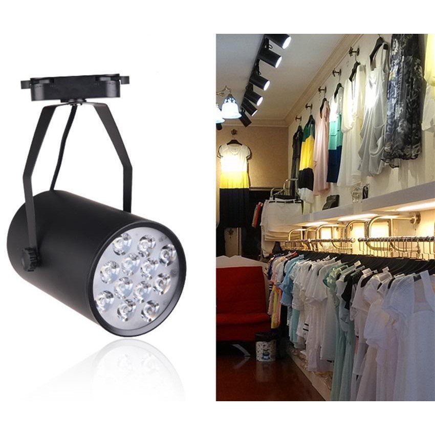 Đèn chiếu điểm 12w rọi ray mắt trâu siêu sáng, bảo hành 12 tháng
